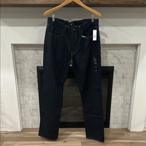 GAP Straight Jeans dark blue